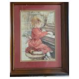 Set of 3 Framed Art Prints with Wooden Frames