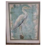 Collection of 4 Framed Art Pieces Including Child with Puppies and Starfish