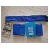 Collection of Reusable Ice Packs and Cooling Accessories