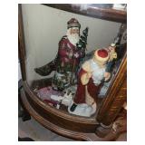 Collection of Christmas Figurines and Decor Items