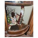 Collection of Christmas Figurines and Decor Items