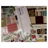 Extensive Collection of Scrapbook Supplies and Crafting Materials