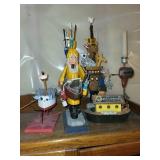 Handcrafted Wooden Nautical Figurines Collection
