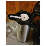 Oggi Pumpmaster 68 oz Beverage Dispenser and Fruit Bounty 18 pc Punch Set