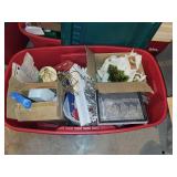 Collection of Assorted Holiday Decorations and Ornaments