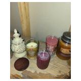Collection of Scented and Decorative Candles