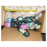 Easter Decoration Collection with Bunny, Eggs, and Garland Lights