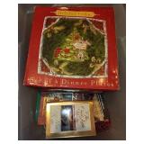 Large Collection of Christmas Decorations and Books