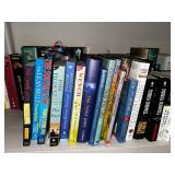 Collection of Assorted Hardcover and Softcover Novels
