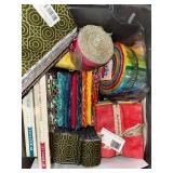 Collection of Assorted Designer Fabric and Quilting Supplies