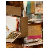 Assorted Scrapbooking and Quilting Supplies Collection
