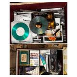 Collection of CDs and Cassette Tapes
