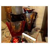 Autumn Themed Decorative Bowl and Vase Set