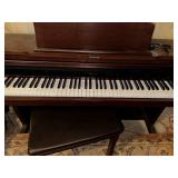 Technics Digital Piano with Mahogany Finish and Bench