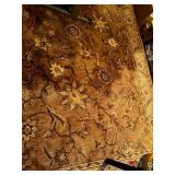 Large Floral Area Rug with Intricate Design