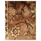 Large Floral Area Rug with Intricate Design