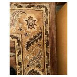 Large Floral Area Rug with Intricate Design