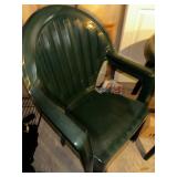 Green Plastic Outdoor Table Set with 4 Chairs