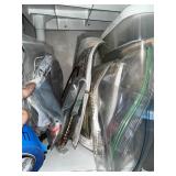 Collection of Assorted Craft Supplies in Storage Bins