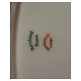 Set of Haviland Limoges Plates and Vintage Glass Bowls