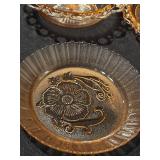 Set of Haviland Limoges Plates and Vintage Glass Bowls