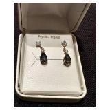Mystic Topaz Earrings with 10k Gold Setting