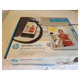 HP Sprocket Studio Go Bundle with Portable Photo Printer