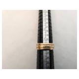 14k Gold Floral Band Ring