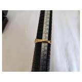 14k Gold Diamond Accent Ring Size 9