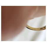 14k Gold Diamond Accent Ring Size 9