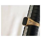 Gold with Black Onyx and Possibly Diamond Accents