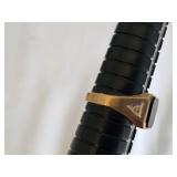 Gold with Black Onyx and Possibly Diamond Accents