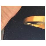 Gold with Black Onyx and Possibly Diamond Accents