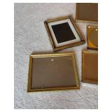 Collection of 30 Vintage and Modern Picture Frames in Various Styles
