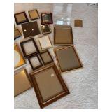 Collection of 30 Vintage and Modern Picture Frames in Various Styles