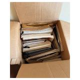 Collection of Vintage Vinyl Records and Music Books