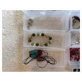 Craft and Jewelry Making Kit with Craft Storage Boxes and Assorted Jewelry Components