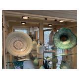 Collection of Decorative Glass Plates, Vases, and Sculptural Pieces