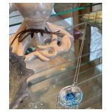 Collection of Decorative Art Glass Including Plates and Shells