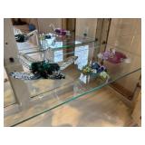 Collection of Colorful Glass Sea Creatures Figurines