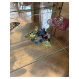 Collection of Colorful Glass Sea Creatures Figurines