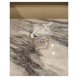 Antique Floral Porcelain Sugar Bowl and Serving Dish Set