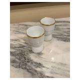 Set of 10 Fine Bone China Tea Cups and Accessories by Shelley, England