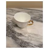 Set of 10 Fine Bone China Tea Cups and Accessories by Shelley, England