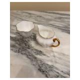 Set of 10 Fine Bone China Tea Cups and Accessories by Shelley, England