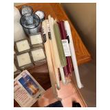Assorted Candle Collection with Holders and Matches