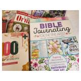 Collection of 10 Quilting and Bible Journaling Books and Magazines