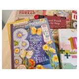 Collection of 10 Quilting and Bible Journaling Books and Magazines