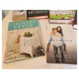 Collection of 7 Assorted Books and Embroidery Pattern Transfers