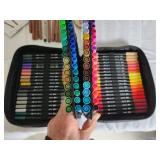 Set of Assorted Fineliner Pens and Dual Tip Markers